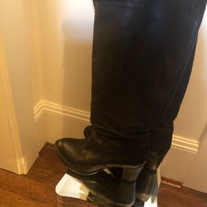 Alberto Fermani Tall Leather Boots Size 7.5